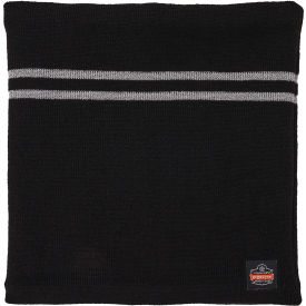 Reflective Winter Neck Gaiter, Black