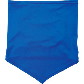 Cooling Neck Gaiter Bandana w/ Pocket, L/XL, Blue