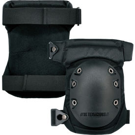 Proflex 435 Comfort Hinge Gel Knee Pads, Long Hard Cap, Black, 1 Pair