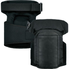 Proflex 450 Comfort Hinge Gel Knee Pads, Long Soft Cap, Black