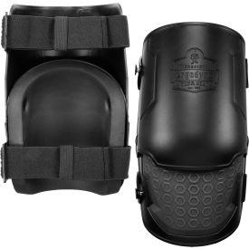 Proflex 360 Hard Shell Hinged Knee Pads, Non-Marring Rubber Cap, Black, 1 Pair