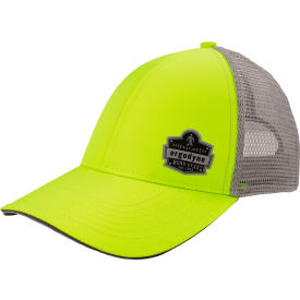Hi-Vis Logo Reflective Snapback Hat, Lime