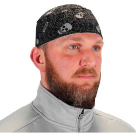 High-Performance Terry Cloth Skull Cap