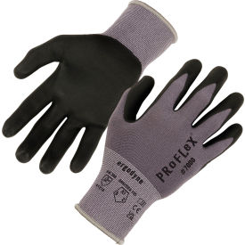 ProFlex 7000 Nitrile Coated Gloves w/ Microfoam Palm, Large, Gray, 1 Pair