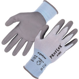 Cut Resistant Gloves, Polyurethane Coated, ANSI A2, 2XL, Blue, 1 Pair