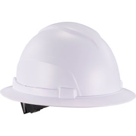 Lightweight Full Brim Hard Hat, Class E, White