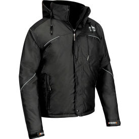N-Ferno 6467 Winter Work Jacket, 300D Polyester Shell, 4XL, Black