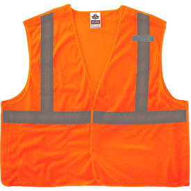 8215BA Economy Breakaway Mesh Vest, Class 2, XS, Orange