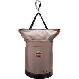 5976 Hoist Bucket Tool Bag w/ Swivelling Carabiner & Zipper, XL, Gray