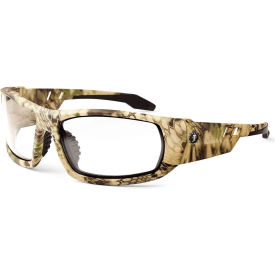 Skullerz ODIN Anti-Fog Safety Glasses, Clear Lens, Kryptek Highlander Frame