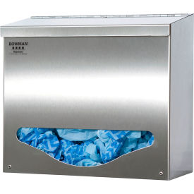 Single Bulk Dispenser, 12-3/16"W x 5-3/4"D x 11-1/8"H, Stainless