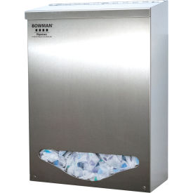 Single Bulk Dispenser, Tall, 12-3/16"W x 5-3/4"D x 17-1/16"H, Stainless