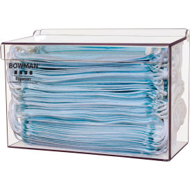 Single Bulk Face Mask Dispenser, 8-1/4"W x 4"D x 5-5/8"H, Transparent