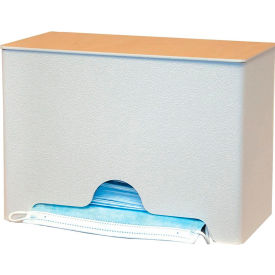 Single Bulk Face Mask Dispenser, 9-7/16"W x 4-3/4"D x 6-3/4"H, White