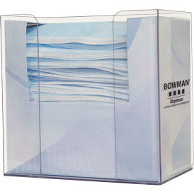 Single Earloop Face Mask Dispenser, 8-1/8"W x 4-15/16"D x 7-3/4"H, Transparent