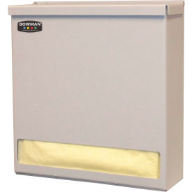 Single Bulk Protective Wear Dispenser, 14-5/8"W x 5-1/16"D x 15-5/16"H, Quartz Beige