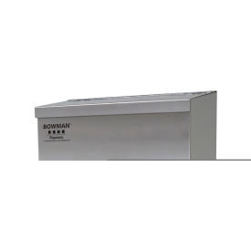 Double Bulk Dispenser, Tall, 12-3/16"W x 5-3/4"D x 17-1/16"H, Stainless