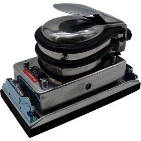 Random Orbital Air Sander, 6-3/4"L x 3-11/16"W, 8000 RPM