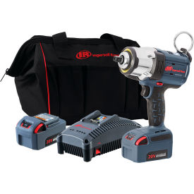 High-Torque Cordless Impact Wrench Kit, 1/2" Drive, 1900 RPM, 1000 ft-lb