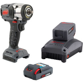 20V 1/2" Cordless Impact Wrench 2 Battery Kit, Mid-Torque, Compact, Pistol Grip