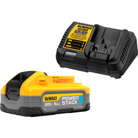 Max Powerstack Li-Ion Battery Starter Kit, 20V, 5.0 Ah, 2/Pack