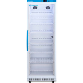 Upright Vaccine Refrigerator, 18 Cu.Ft., Solid/Glass Door