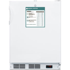 Built In General Purpose All Freezer, 3.5 Cu. Ft. Capacity, White
