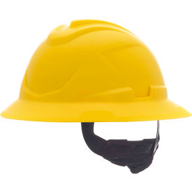 V-Gard C1 Full Brim Hard Hat, Non-Vented, Yellow