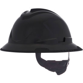 V-Gard C1 Full Brim Hard Hat, Non-Vented, Black