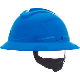 V-Gard C1 Full Brim Hard Hat, Non-Vented, Blue