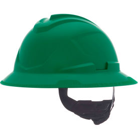 V-Gard C1 Full Brim Hard Hat, Non-Vented, Green