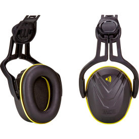V-Gard Cap Mounted Hearing Protection, Medium, Black Cups