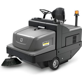 Ride-On Battery Sweeper w/ 1 Side Broom, 41" Cleaning Width