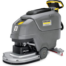 Battery Powered Walk Behind Floor Scrubber, 20" Cleaning Width