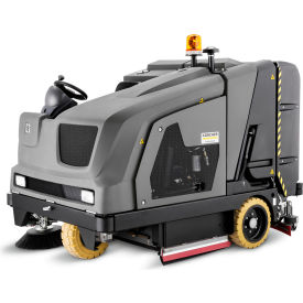 Lpg Powered Ride-On Sweeper Scrubber w/ Sweep Brush, 55-1/8" Cleaning Width