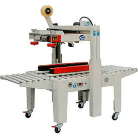 Semi-Automatic Carton Sealer w/ 2 Side & 2 Top Drive Belts