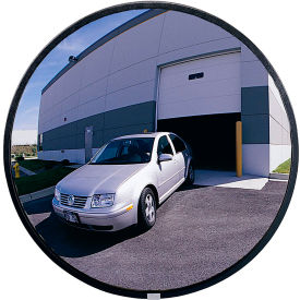Round Convex Mirror, Plastic, Outdoor, 12" Dia.