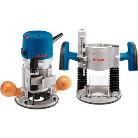 Electronic Plunge & Fixed-Base Router Combo Kit, Variable Speed, 2.25 HP