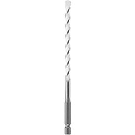 Multipurpose Drill Bits, 6"L x 1/4" Dia.