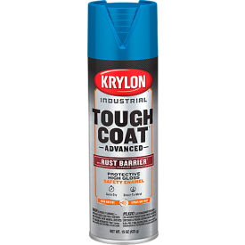 Tough Coat Advance Spray Paint with Rust Barrier Technology, 20 oz., Gloss Safety Blue