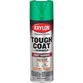 Tough Coat Advance Spray Paint with Rust Barrier Technology, 20 oz., Gloss Safety Green