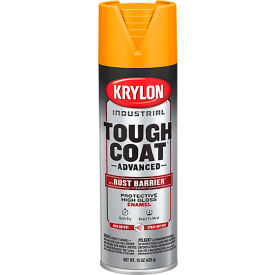 Tough Coat Advance Spray Paint with Rust Barrier Technology, 20 oz., Gloss Equipment Yellow