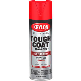 Tough Coat Advance Spray Paint with Rust Barrier Technology, 20 oz., Gloss Bright Red