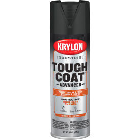 Tough Coat Advance Spray Paint with Rust Barrier Technology, 20 oz, Flat High Heat Black