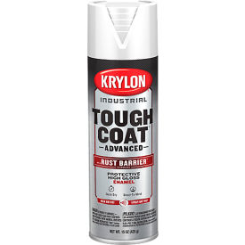 Tough Coat Advance Spray Paint with Rust Barrier Technology, 20 oz., Gloss White