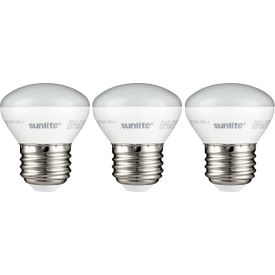 LED R14 Bulb, 120V, 4W, 250 Lumens, Medium Screw Base, 3000K, Warm White, Pack of 3