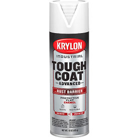 Tough Coat Advance Spray Paint with Rust Barrier Technology, 20 oz., Flat White