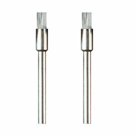 Carbon Steel Brushes, 1/8" Bit Diameter, Pack of 2