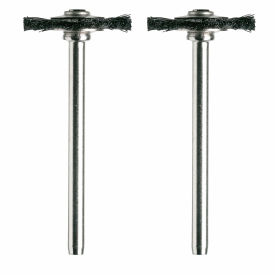 Nylon Bristle Brushes, 3/4" Chuck Size, Pack of 2