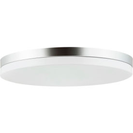 LED Slim Flushmount Light Fixture, 21W, 1450 Lumens, 120V, 13" Size, White